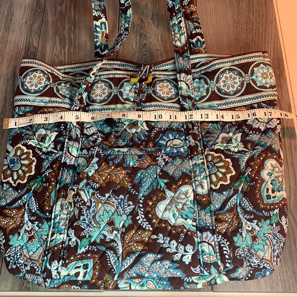 Vera Bradley “Vera” Tote in Java Blue - Picture 6 of 7